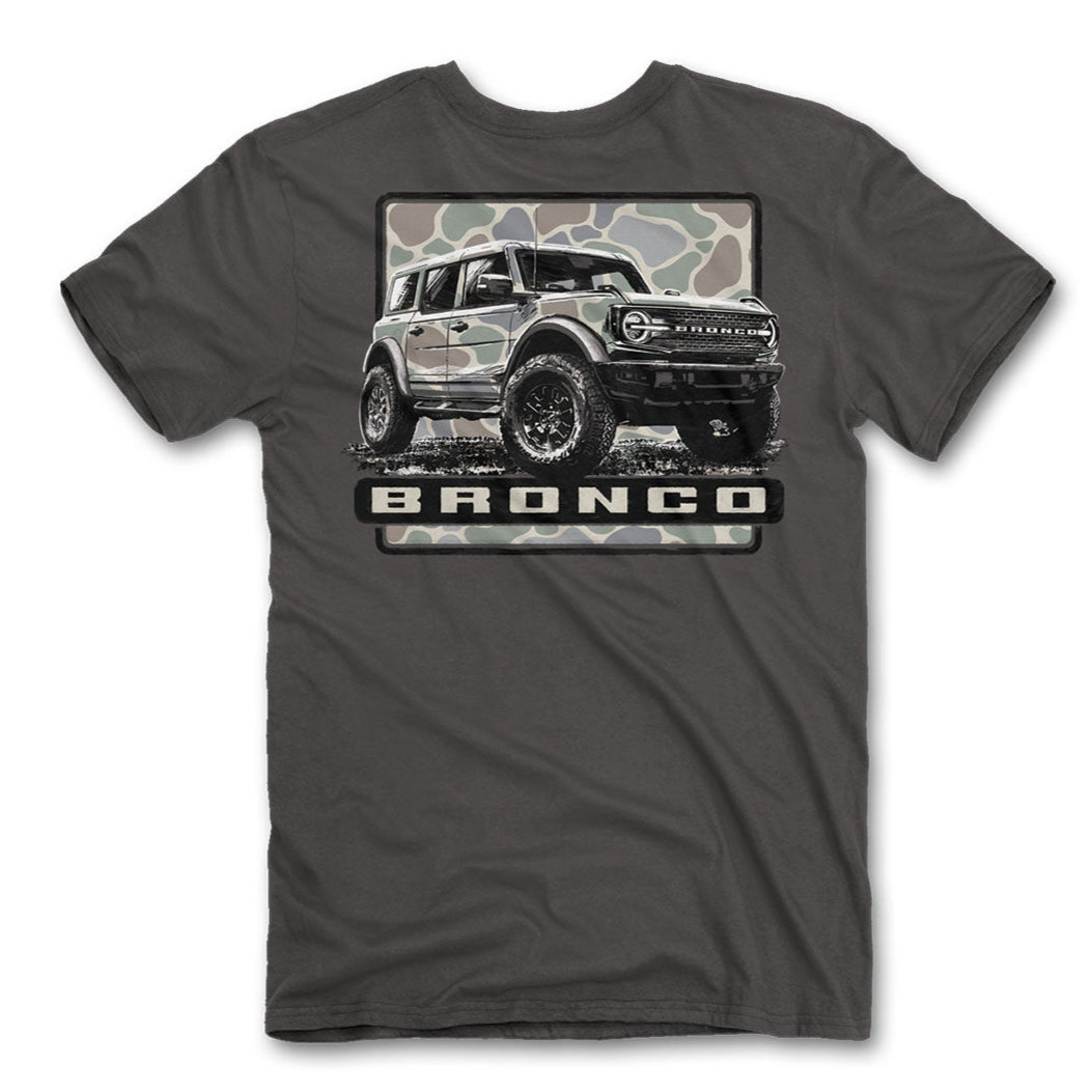 Back of the Bronco Camo tee