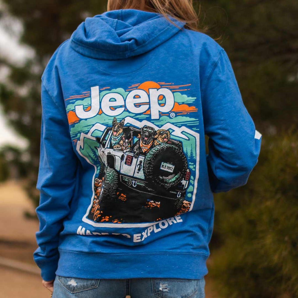 Jeep Off Road Trip Zip Hoodie JEDCo jeep-off-road-trip-zip-hoodie-jedco