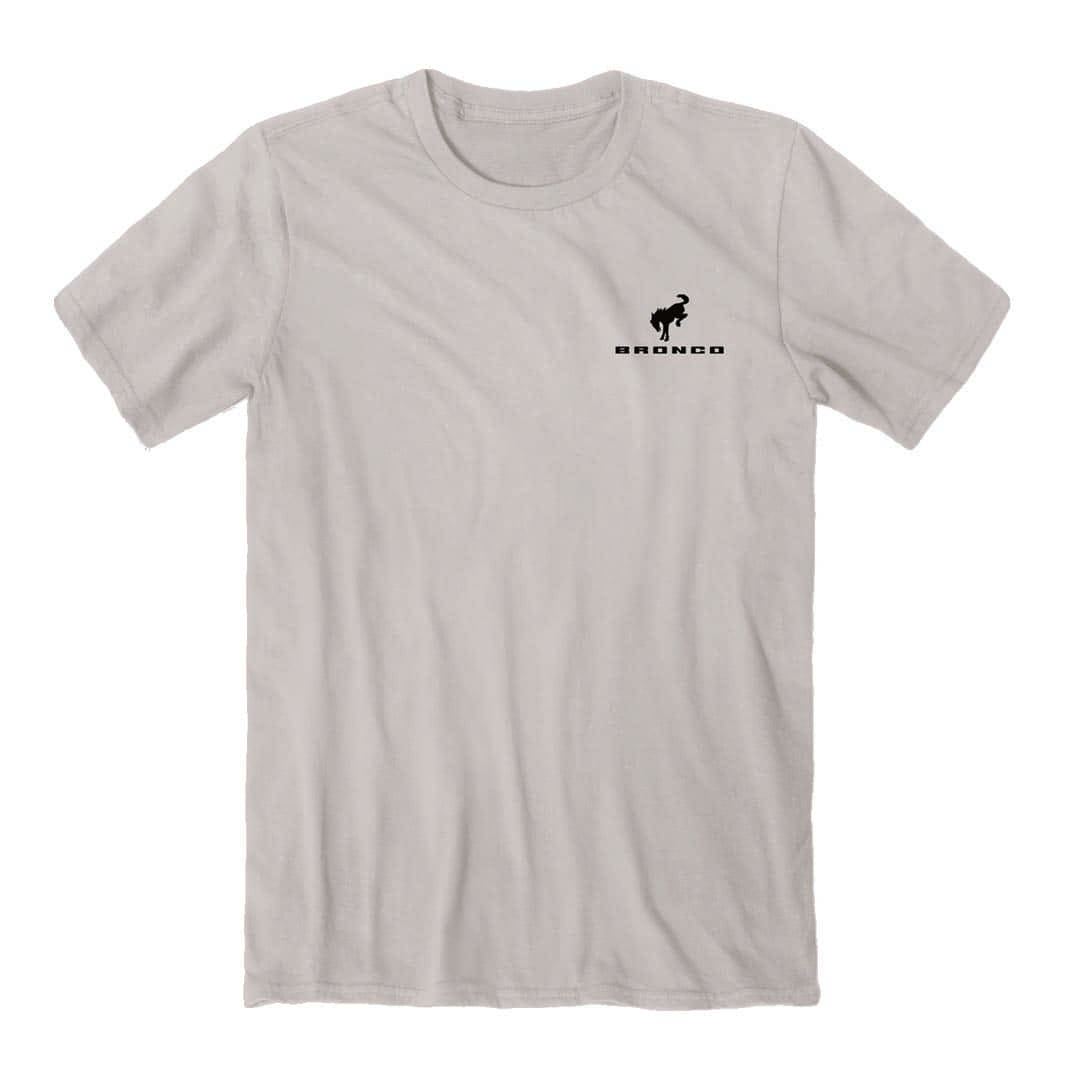 Front of the Ford Bronco - Off-Road Mountain T-Shirt