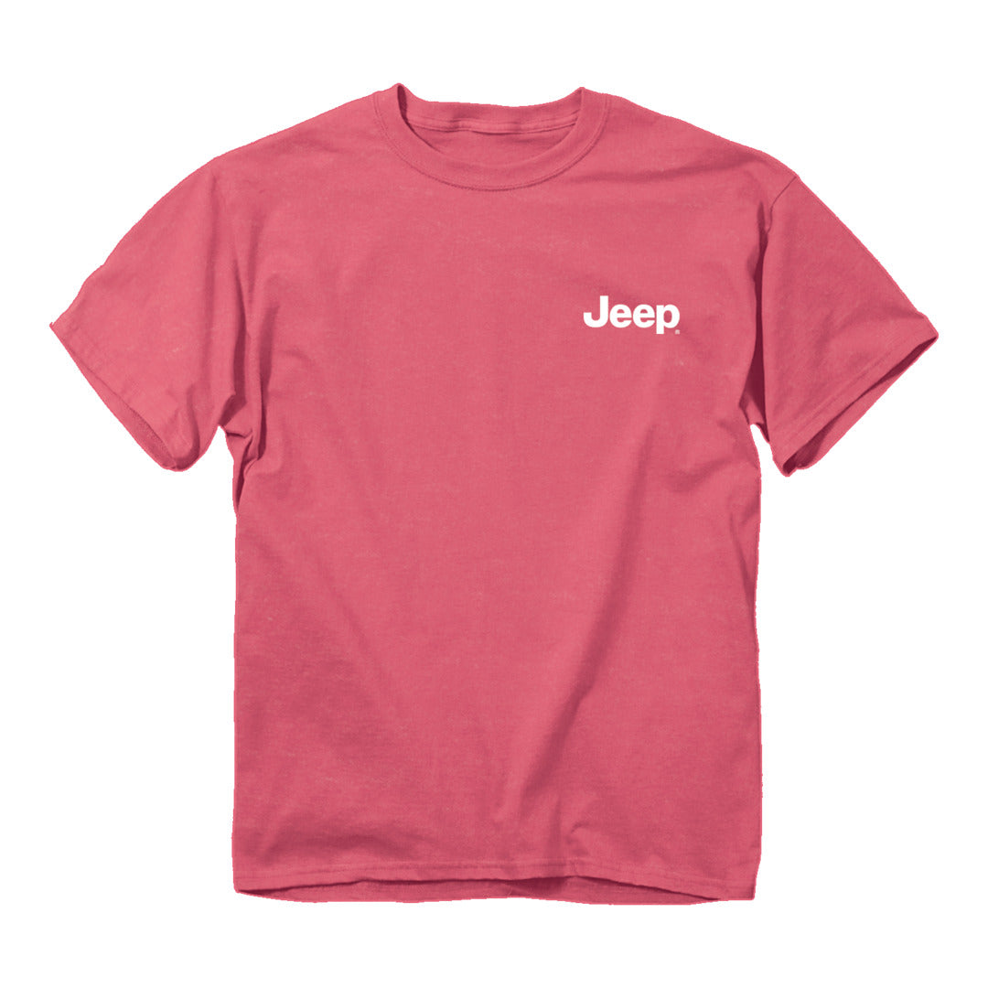Front of Jeep Preppy Pups T-Shirt