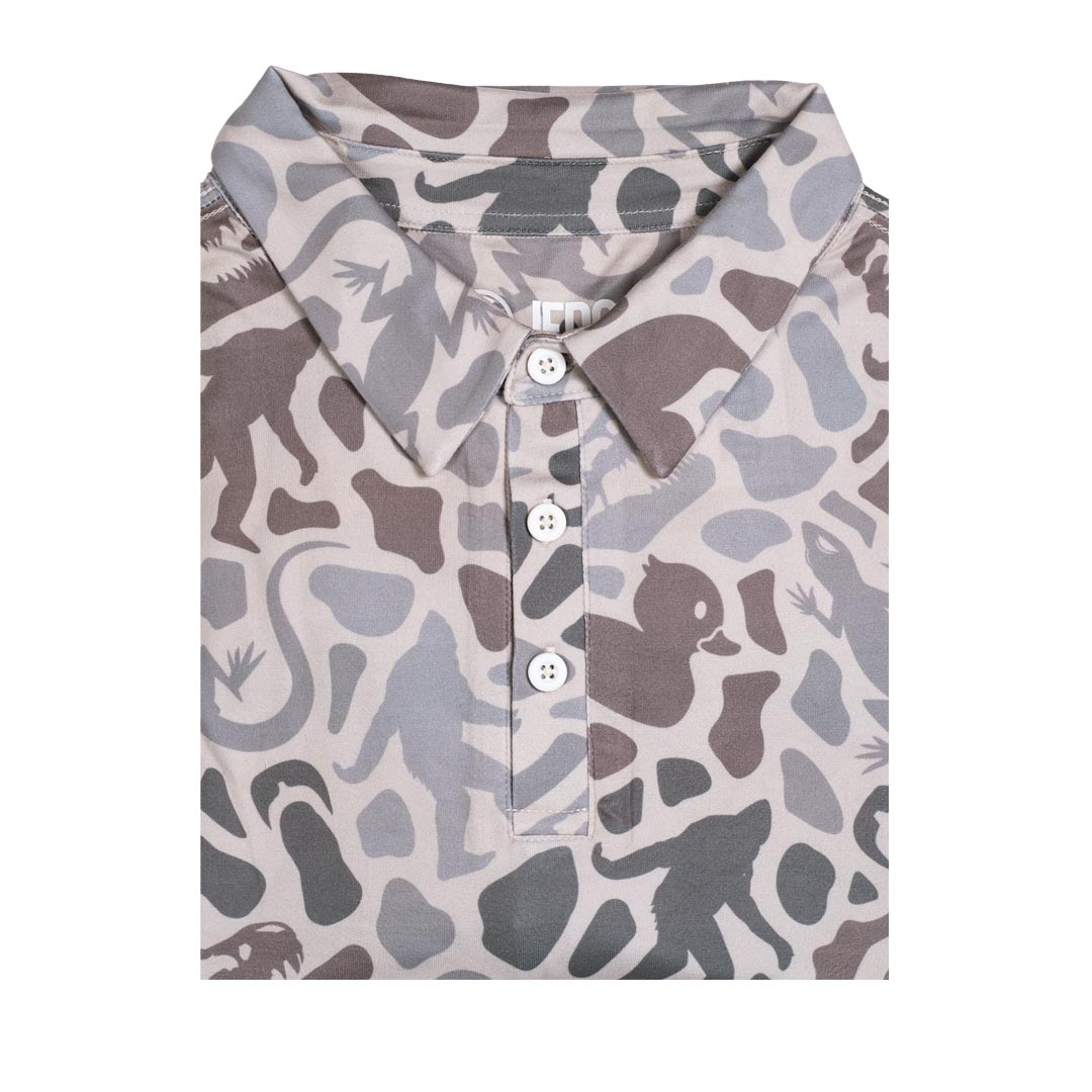 Front of the Jeep - Easter Egg Camo Polo