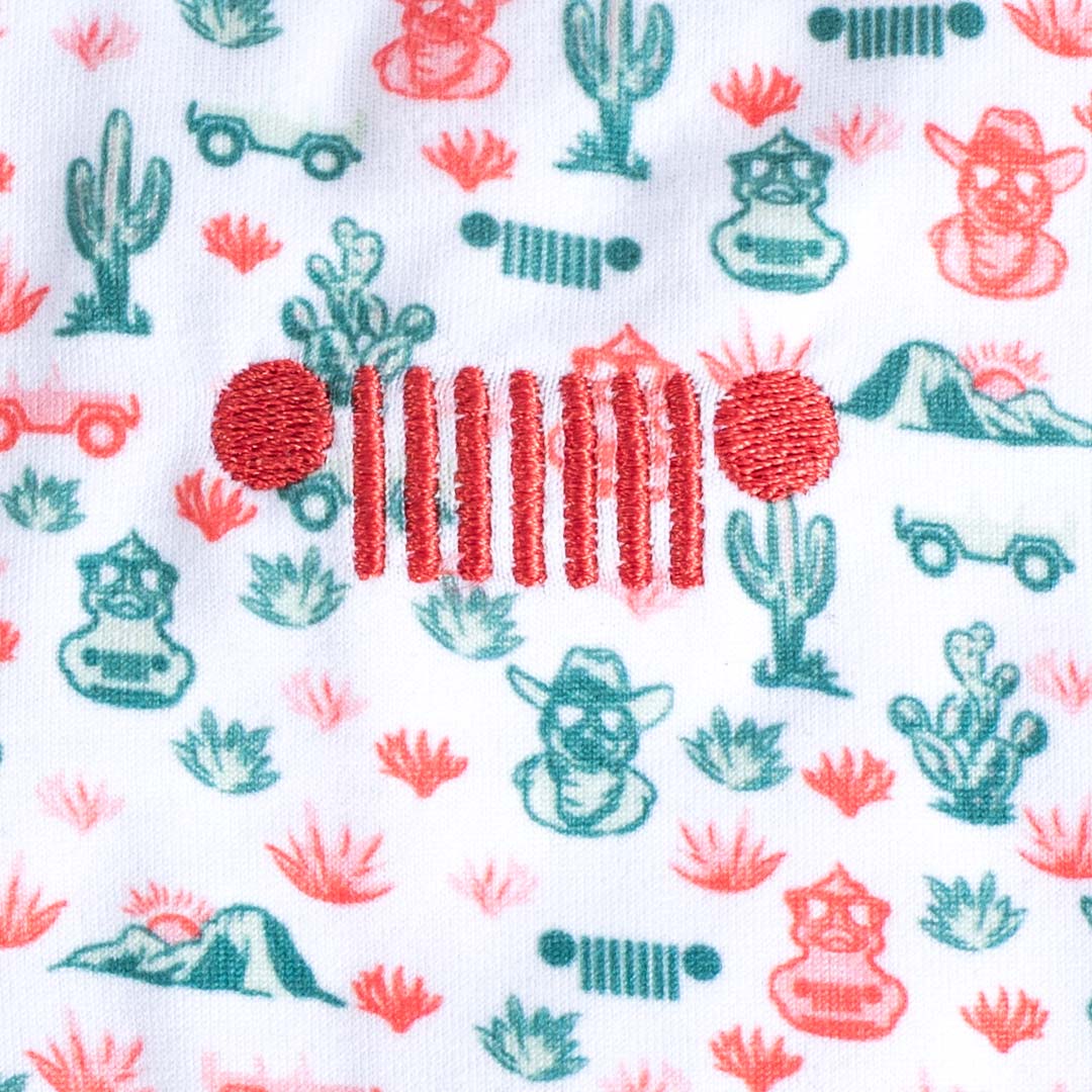 Back view of the Jeep - Duck Western Polo