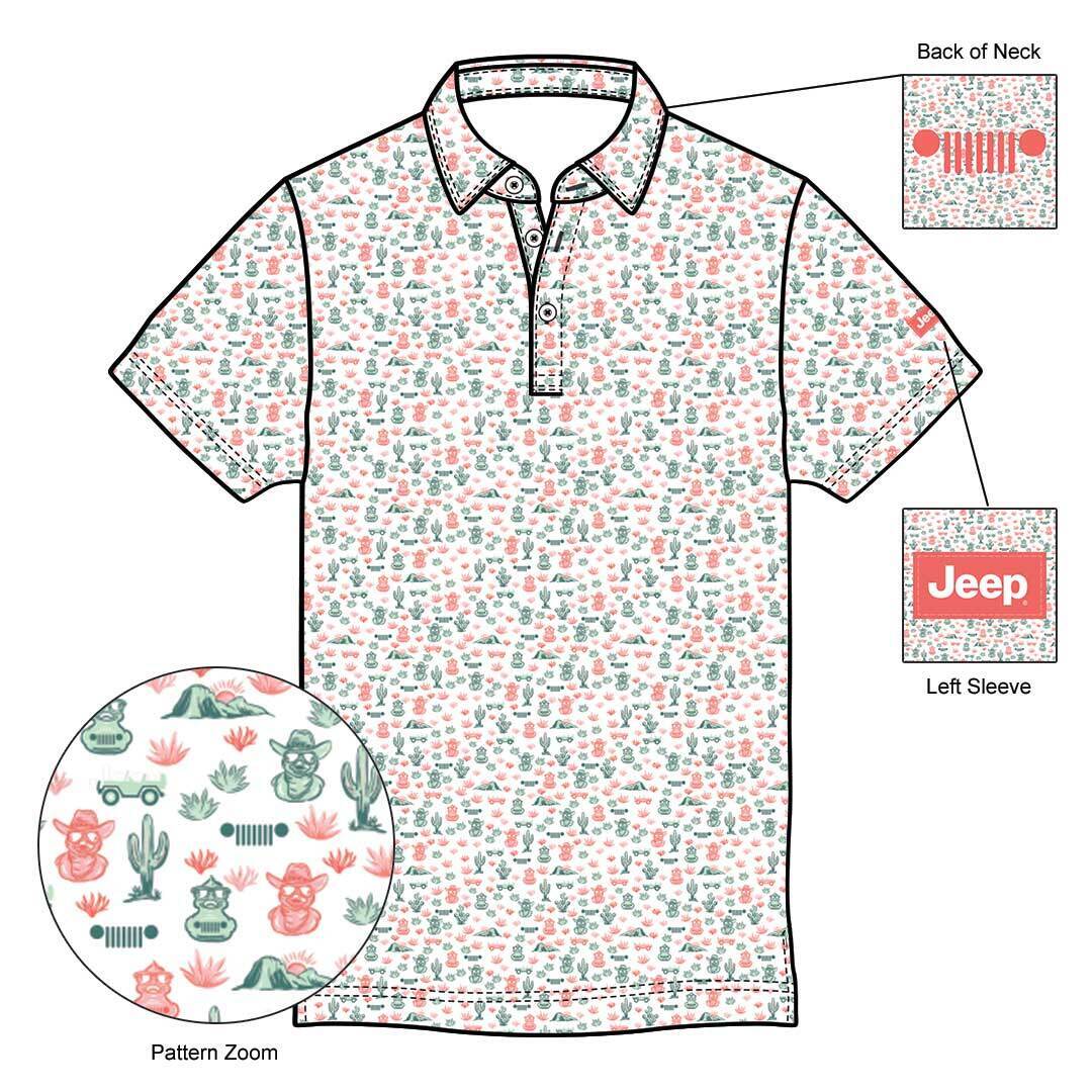 Detailed composition of the Jeep - Duck Western Polo