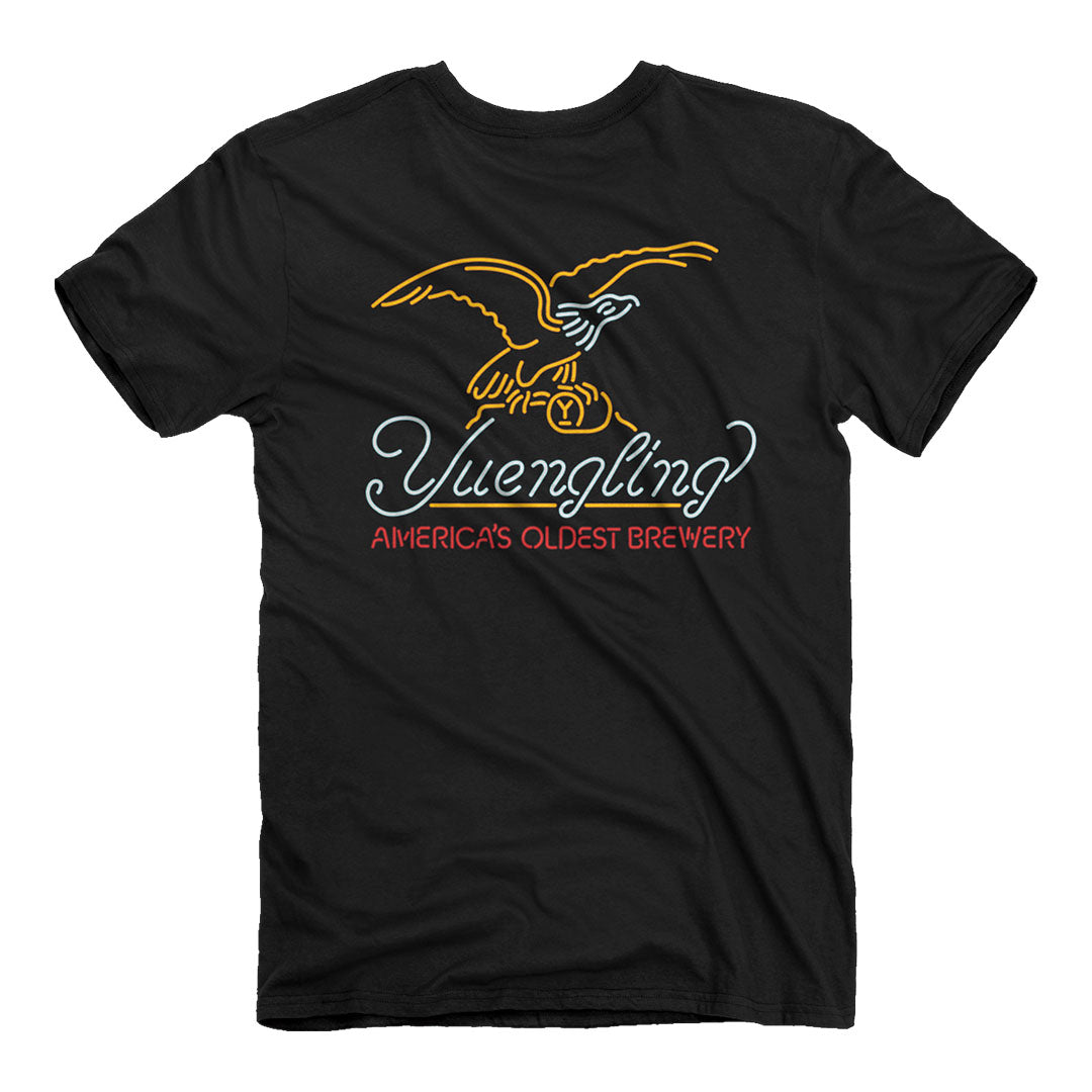 Back of the Yuengling - Neon Logo T-Shirt