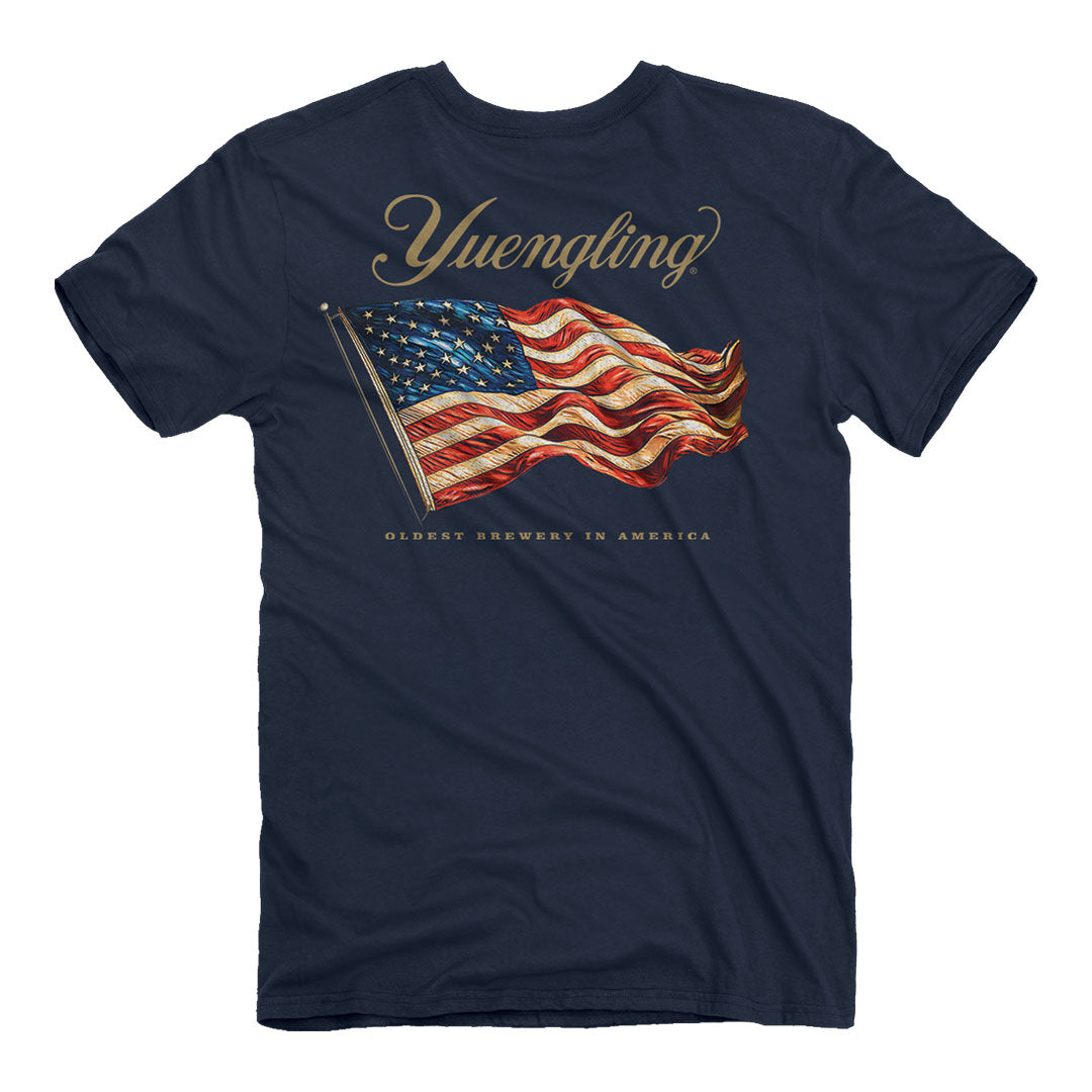 Back of the Yuengling - All American T-Shirt