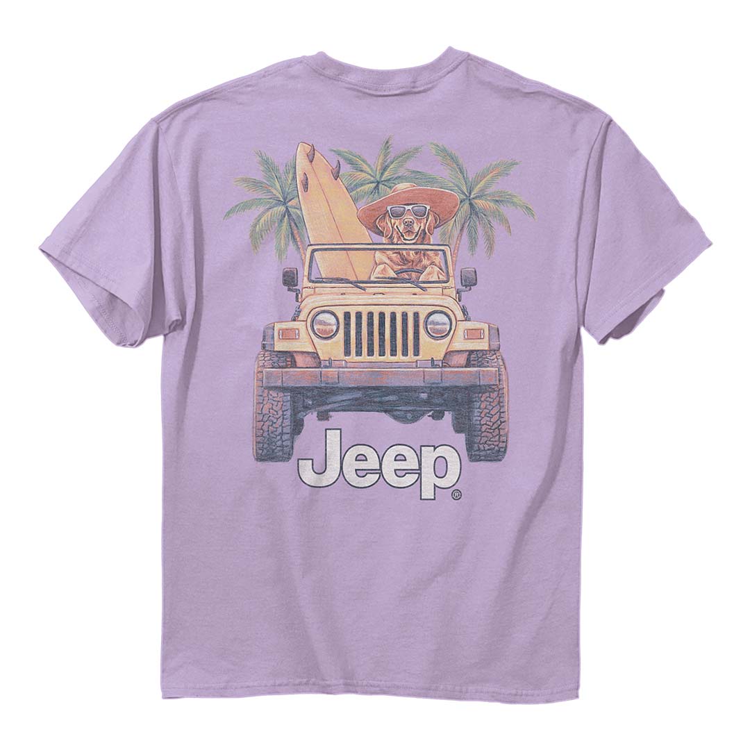 Back of the Jeep Golden Beach T-Shirt