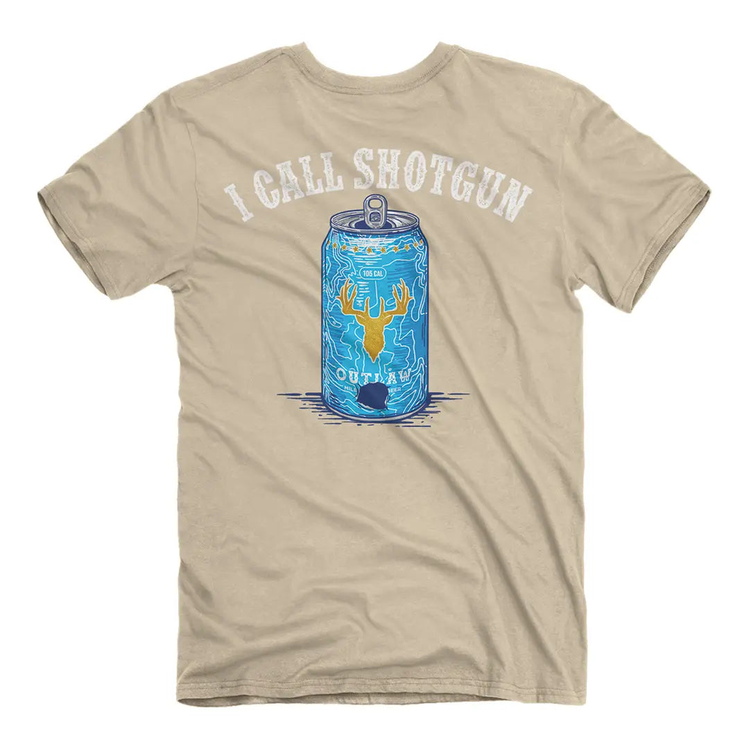 Back of the Outlaw Light - Call Shotgun T-Shirt