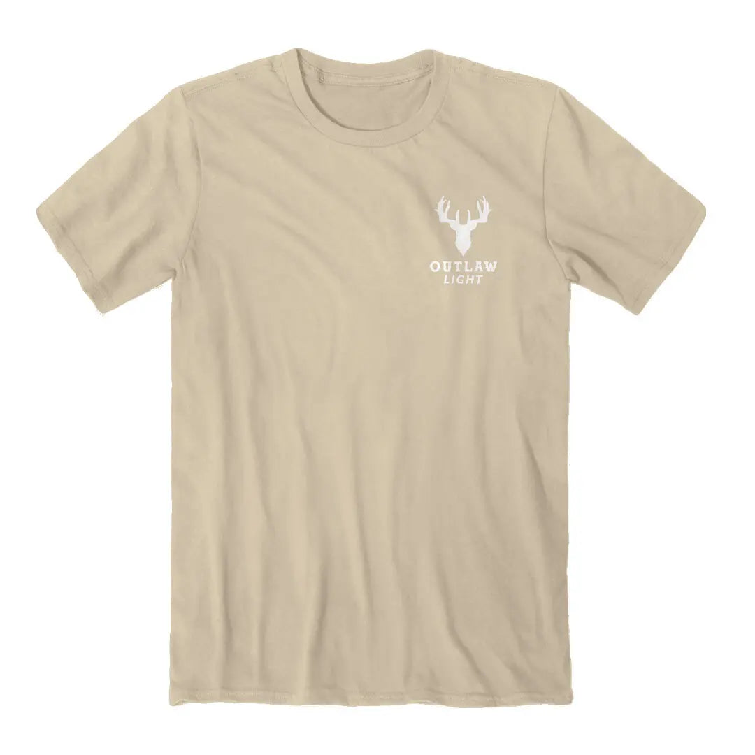 Front of the Outlaw Light - Call Shotgun T-Shirt