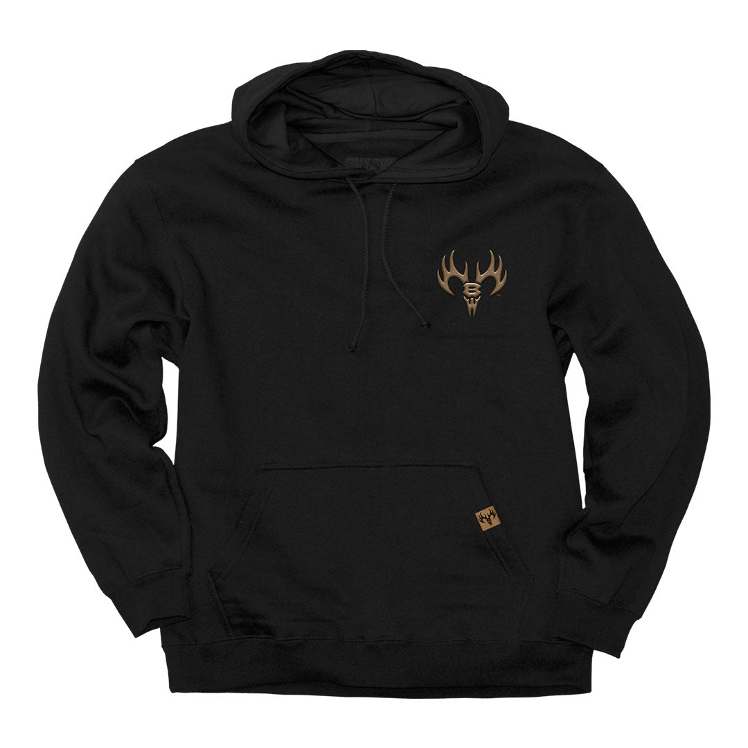 Front of the Buck Wear American Born Hoodie
