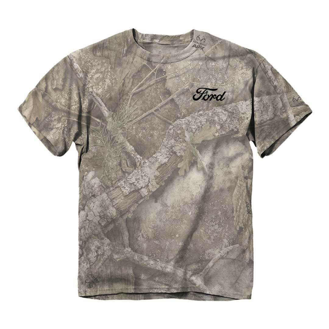 Front of the Ford - Camo Built Tough T-Shirt