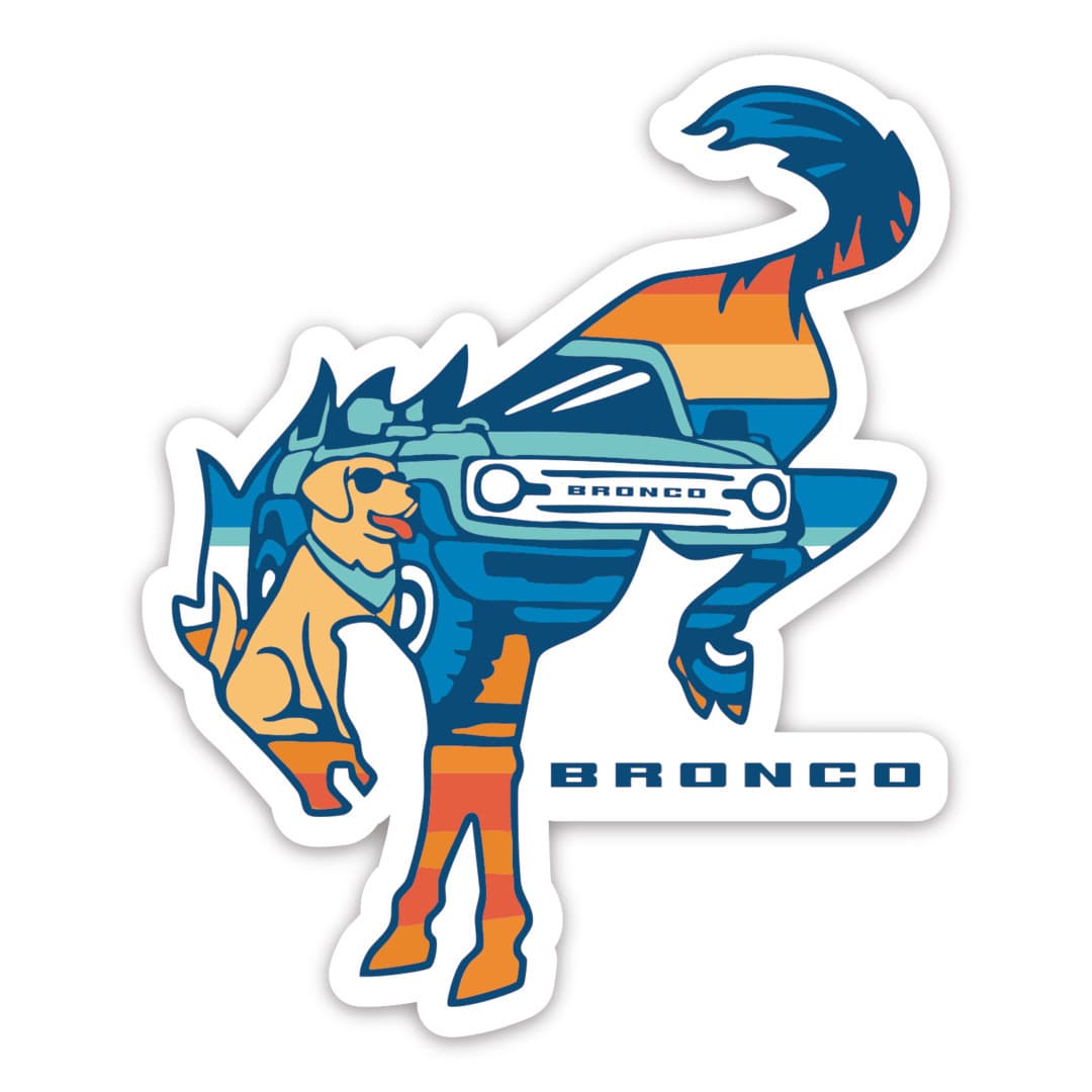 Bronco - Beach Sticker