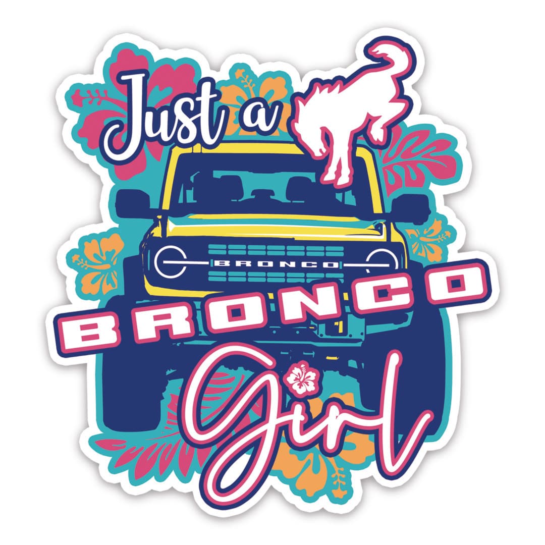 Bronco - Girl Sticker