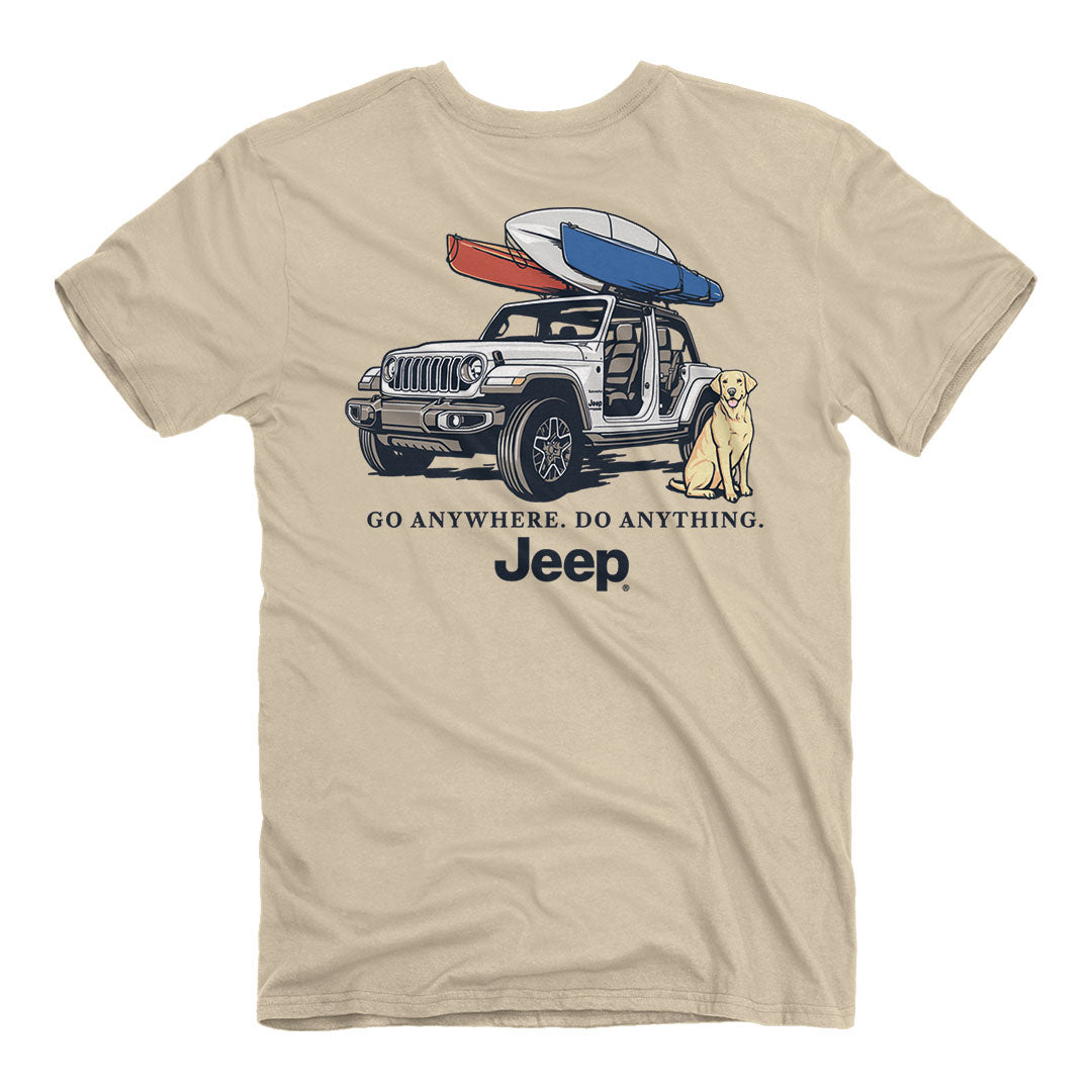 Back of the Jeep - Paws & Paddles T-Shirt