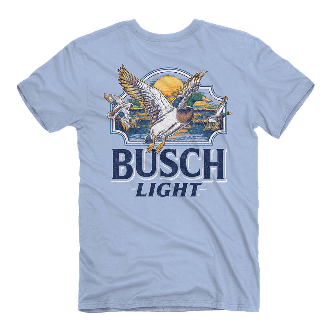 Back of the Busch Light - Duck Marsh T-Shirt
