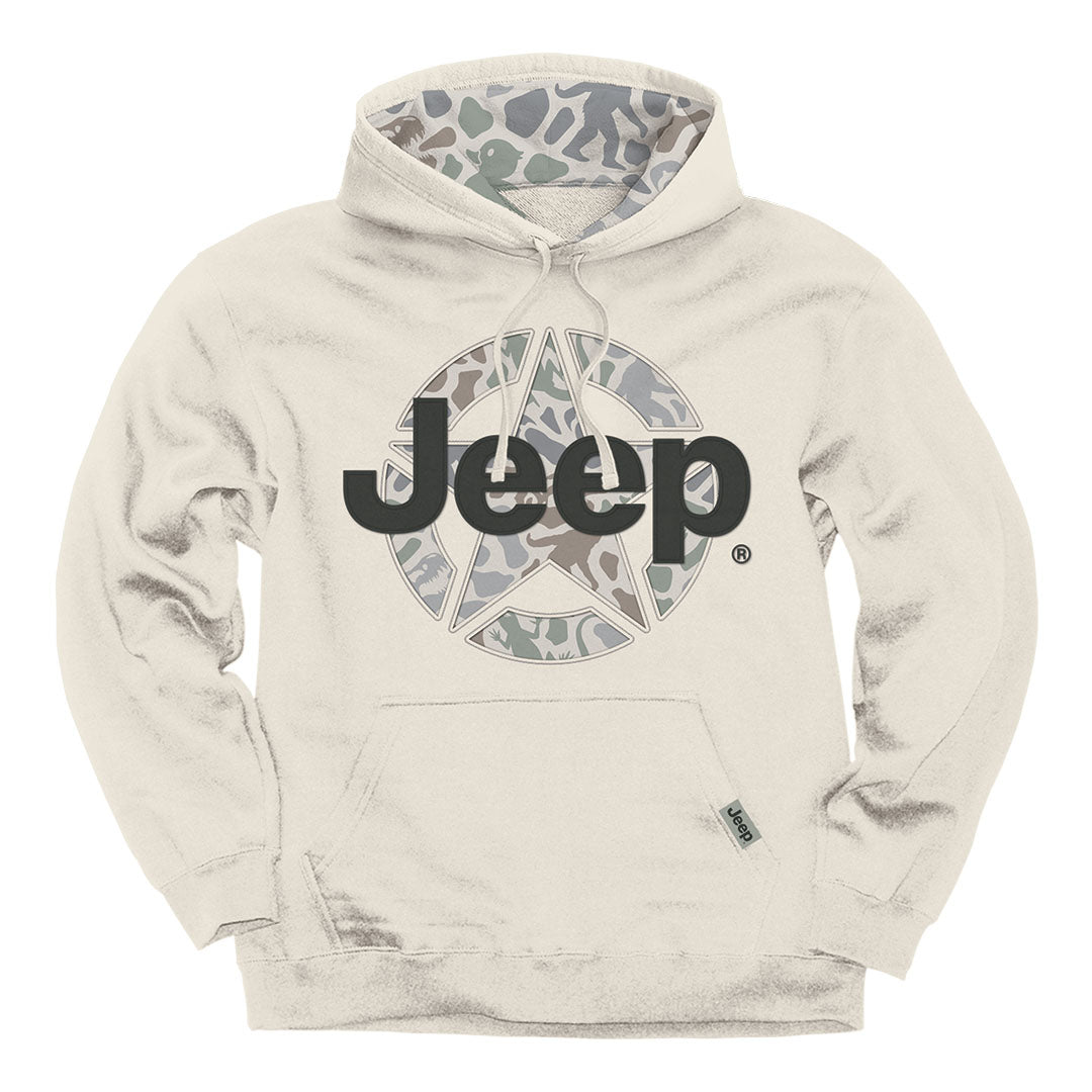Front of the Jeep - Easter Egg Camo Hoodie