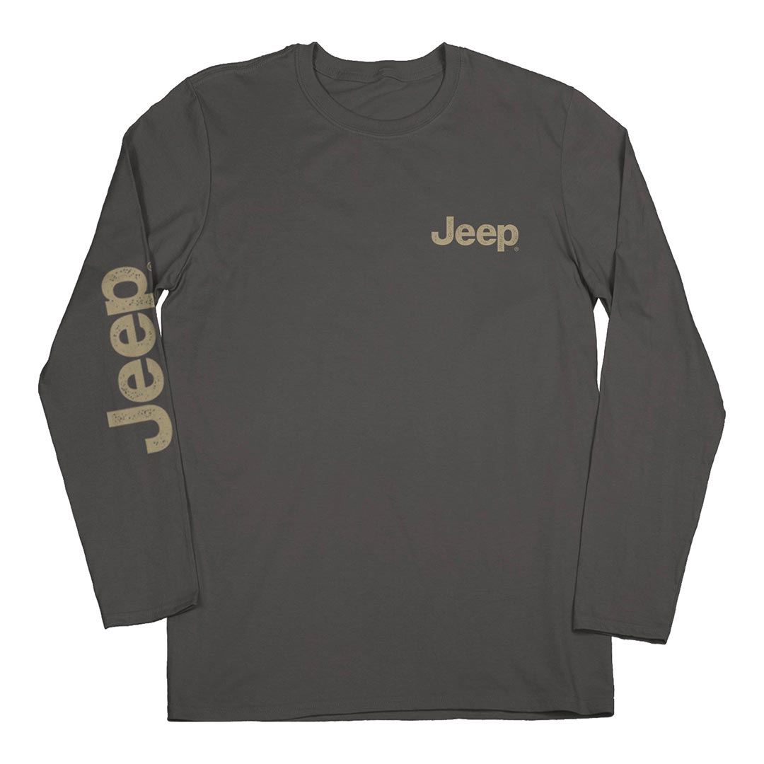 Front of the Jeep - Garage Long Sleeve Shirt