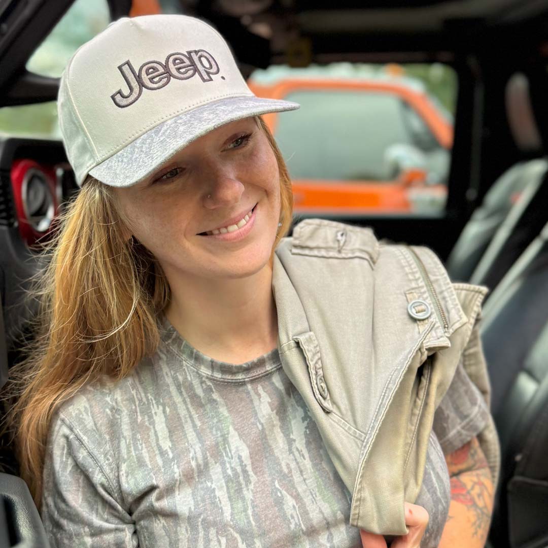 Jeep Camo Logo Hat Lifestyle Shot