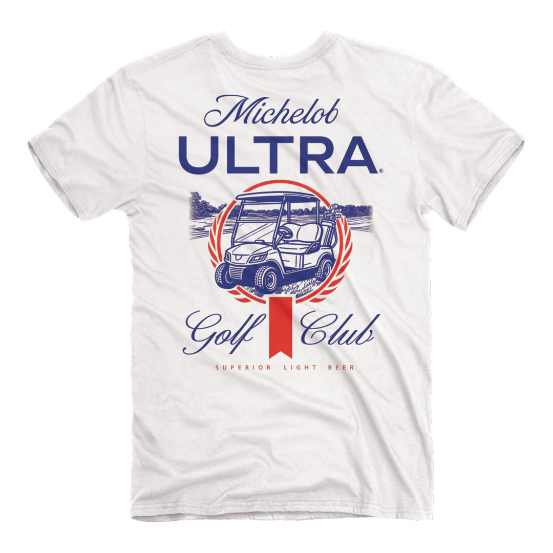Back of the Michelob Ultra - Golf Club T-Shirt