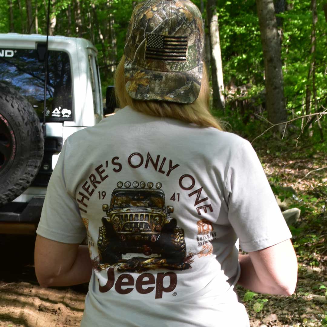 Jeep Pistons T-Shirt Lifestyle Shot