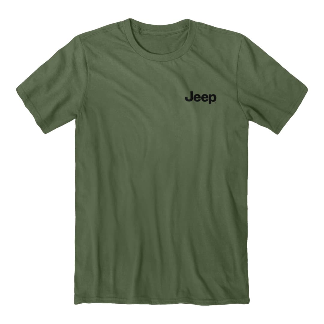 Front of the Jeep - Sasquatch Spotted T-Shirt