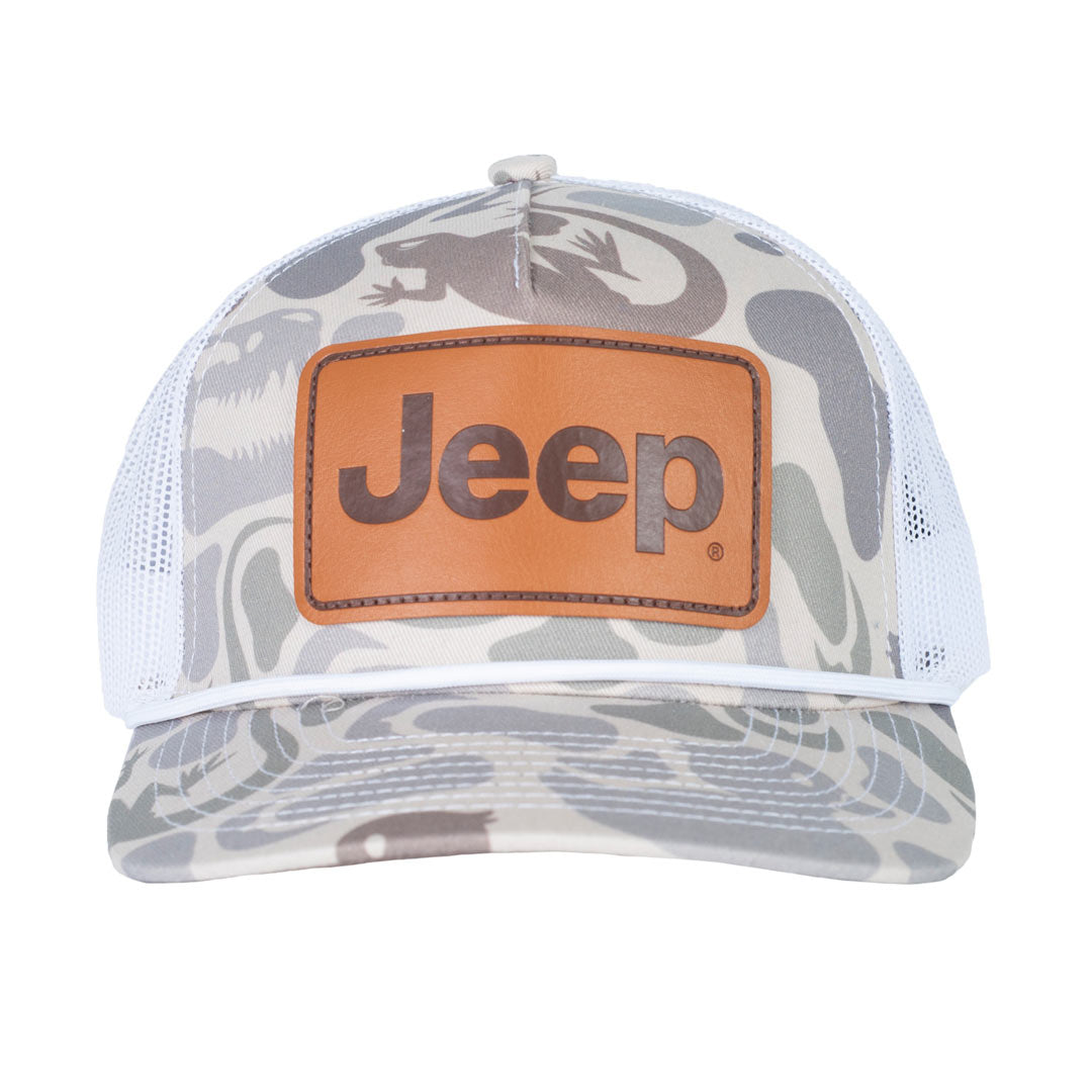 Front of the Jeep Easter Egg Camo Hat