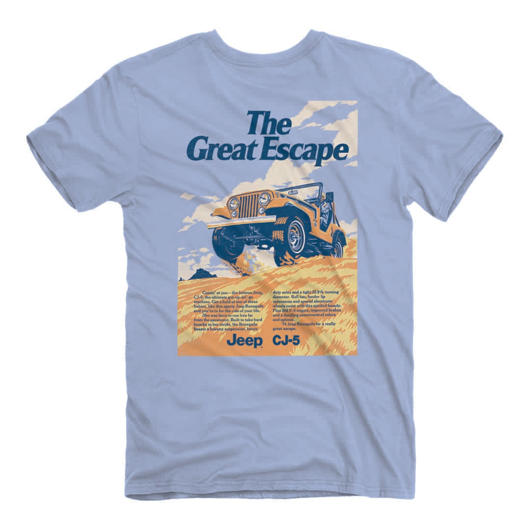 Back of the Jeep - Great Escape T-Shirt