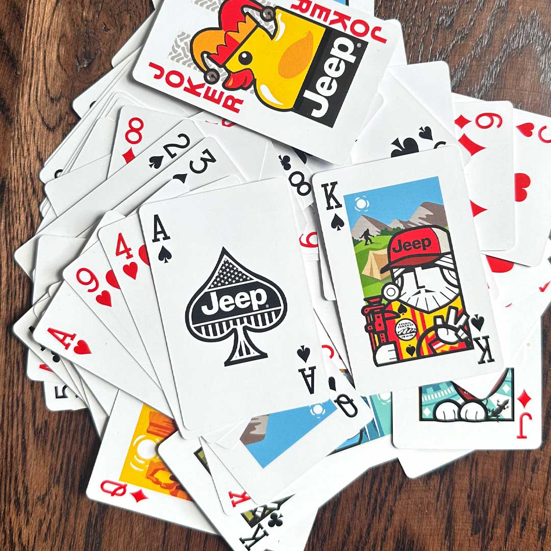 jedco jeep playing cards