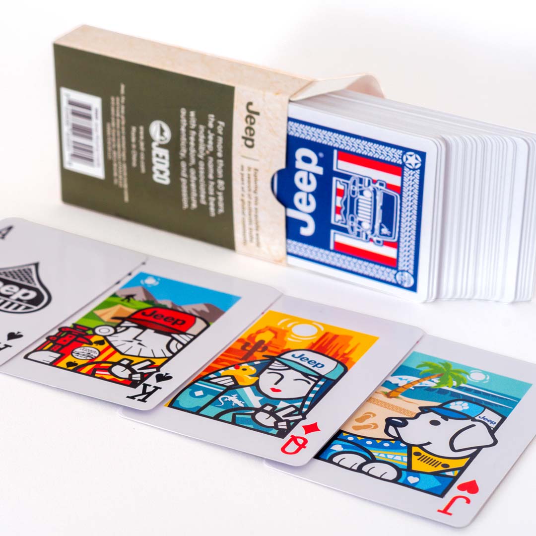 jedco jeep playing cards