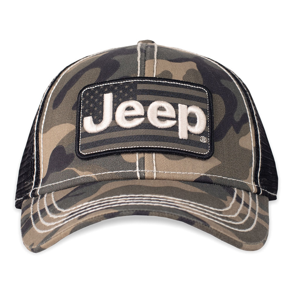 9170 JEDCo Jeep Camo Flag Hat