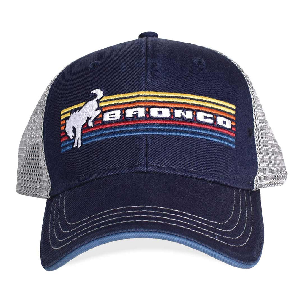 Ford Bronco Retro Vintage Style American Embroidery Quality Trucker Hat 4x4 Cap Accessories | Ford Bronco Retro Vintage Style American  main image 2
