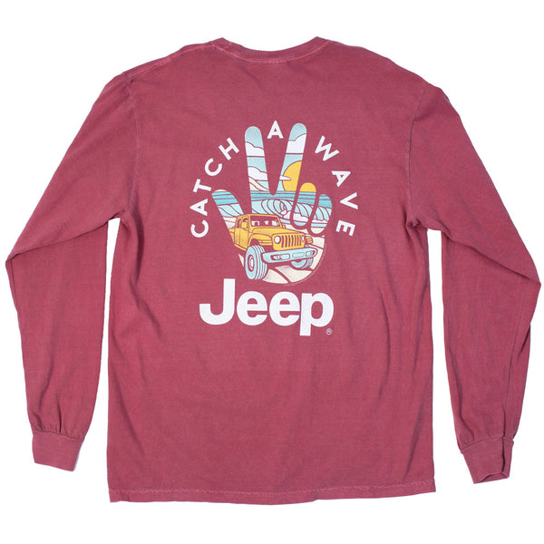 Jeep_JEDCo_3052_Catch-A-Wave_long_sleeve_back_red
