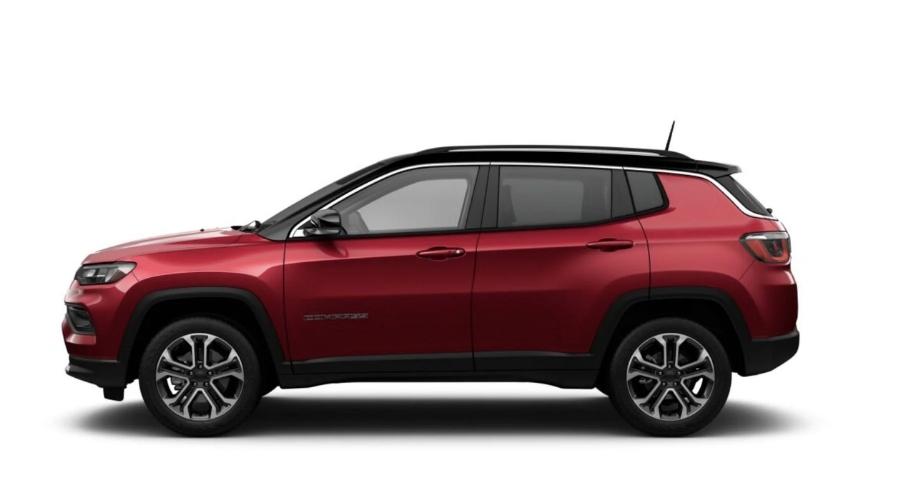 Red jeep compass