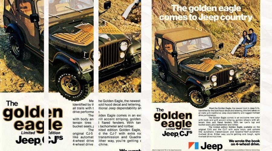 old golden eagle jeep ad