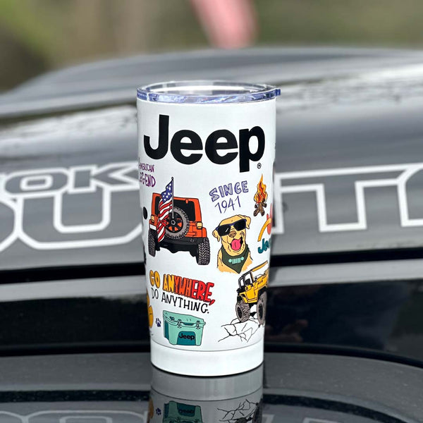 Jeep - Go Anywhere 16 oz Tumbler – JEDCo