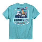 backs side of the Good boy country club tee.