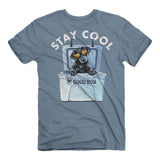 back side of the good boy stay cool tee