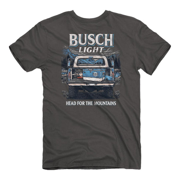 Back Side of the Busch Light Trucker Cooler Tee