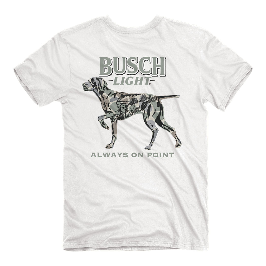 Back of the Busch Light - Camo Dog-T-Shirt