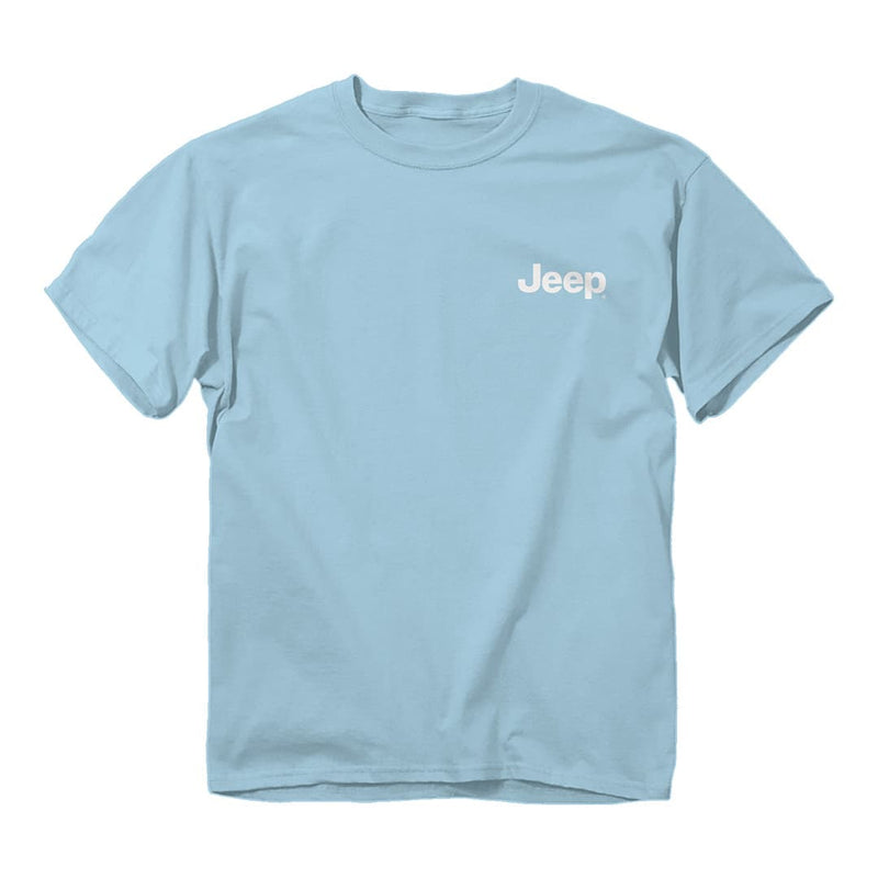 Front of the jeep sasquatch off grid tee