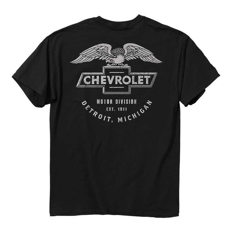 Back of the Chevy Logo Eagle Tee.