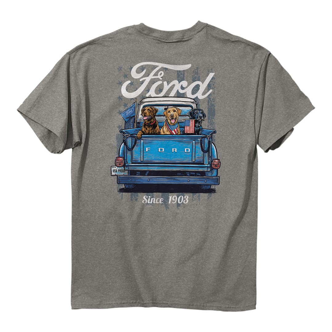 Back of the Ford USA Labs Truck Tee
