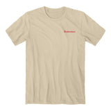 Front of the budweiser clydesdale tee featuring budweiser trademark.