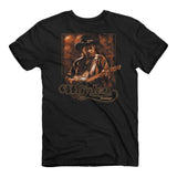 Back of the waylon jennings sepia portrait tee