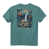 Back of the Jeep safari dog tee