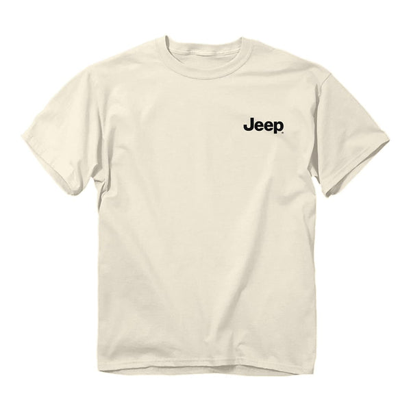 Front of the jeep beach wave tee