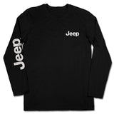 jedco jeep usa rocks black long sleeve shirt front