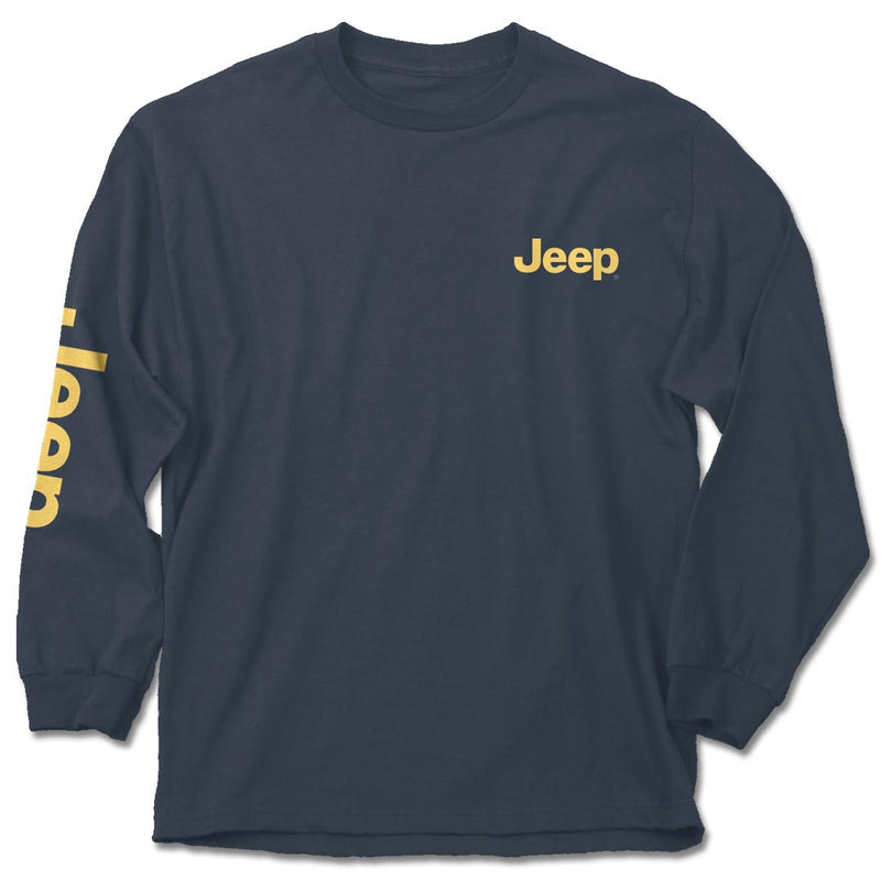 jedco jeep made to explore long sleeve shirt front