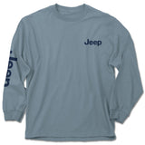 jedco jeep long sleeve camo easter egg design front. jeep long on left checst.