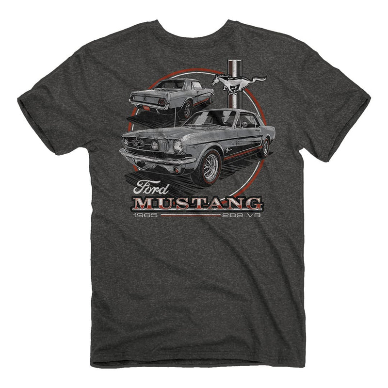 Back of the 65 mustang circle tee