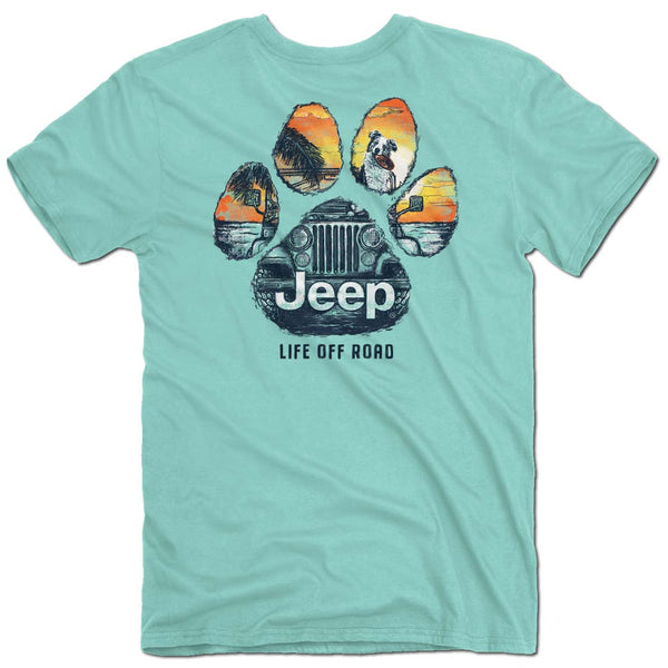 jedco-jeep-dog-paw-t-shirt
